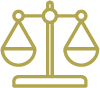 Imagen lineal de una balanza. IUS GEMAP son abogados especialistas en derecho penal Barcelona